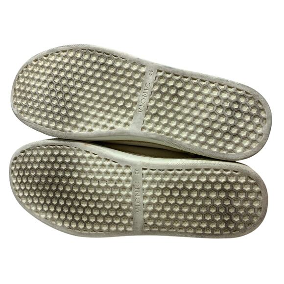 Vionic Hattie Lace Up Sneakers Womens Size 8 Cream Jute Braided Detail *READ - Picture 5 of 7